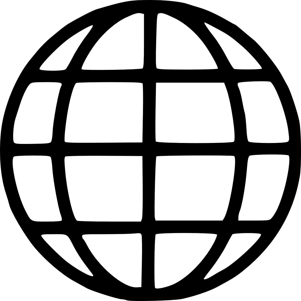 Weltkugel als Symbol zur Sprachauswahl